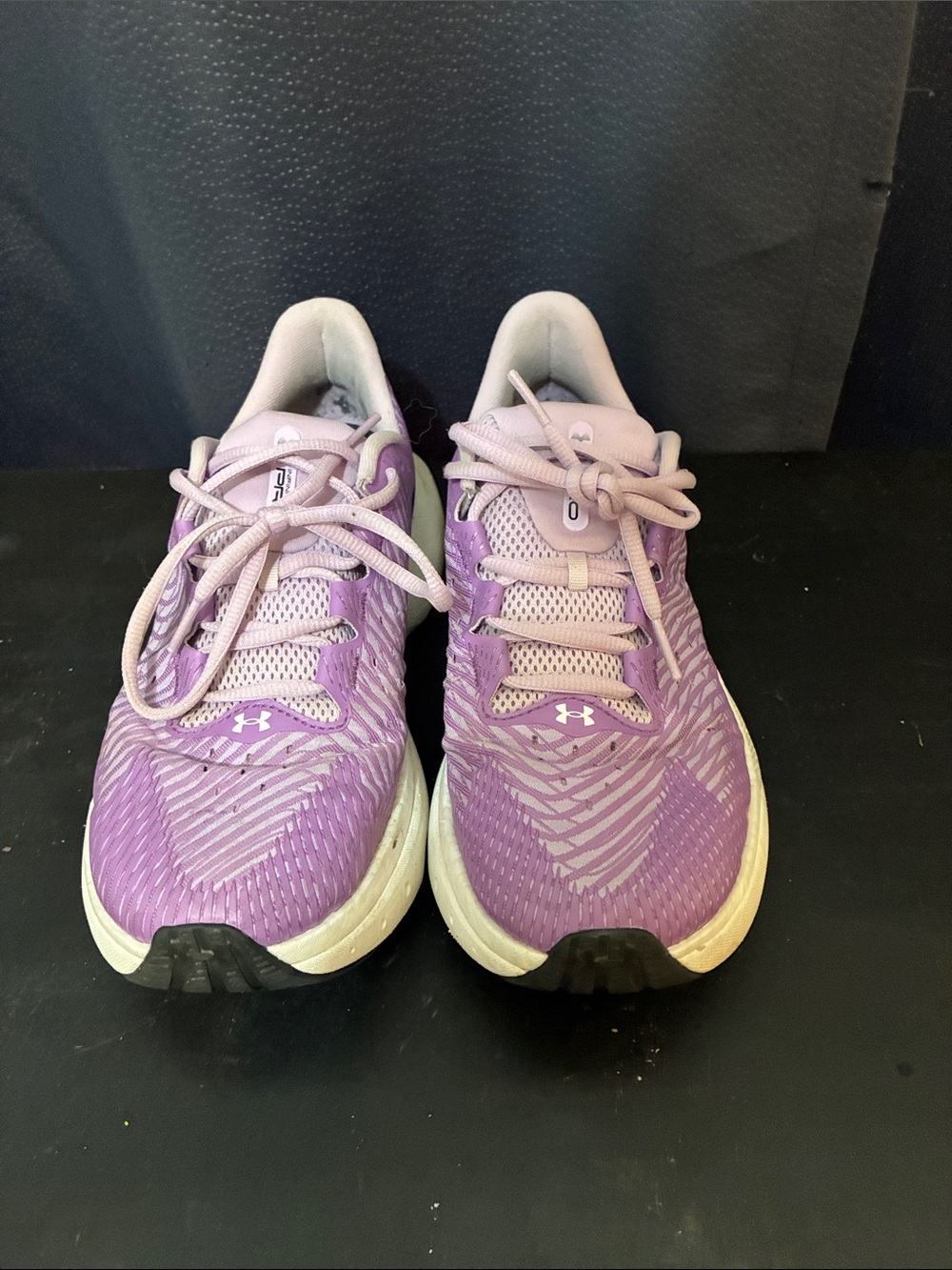 Under Armour Purple Mesh Lace-Up Trainers